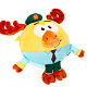 Мягкая игрушка Смешарик Лосяш