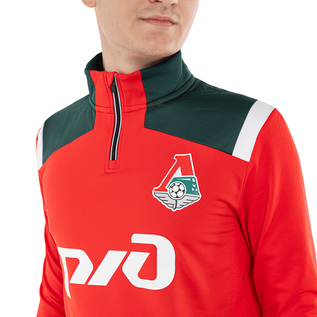 Джемпер тренировочный TM11302B1101 (красный, 90% полиэстер, 10% эластан) (6xs)