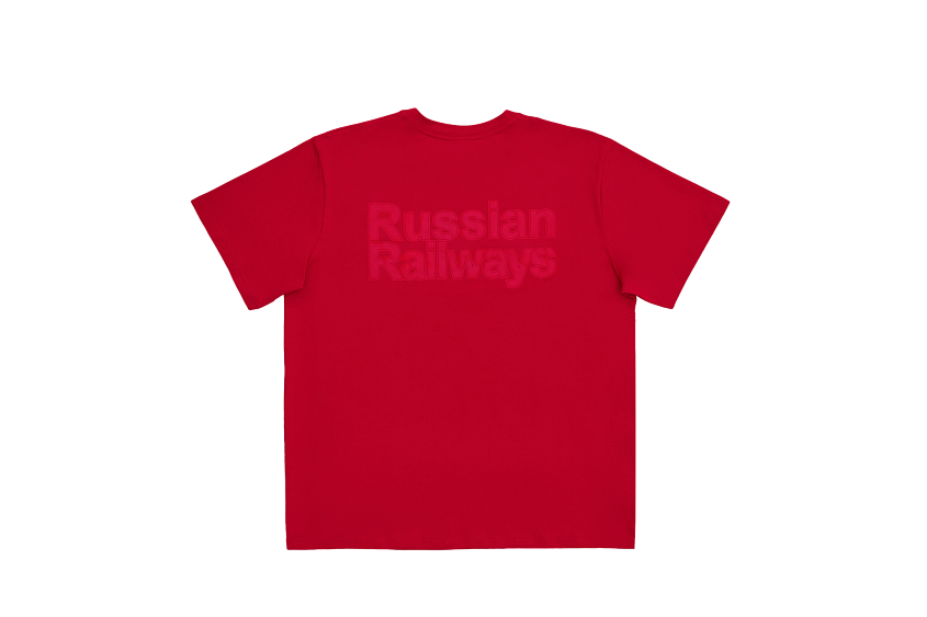 Футболка 2004 Красная монохром (L)