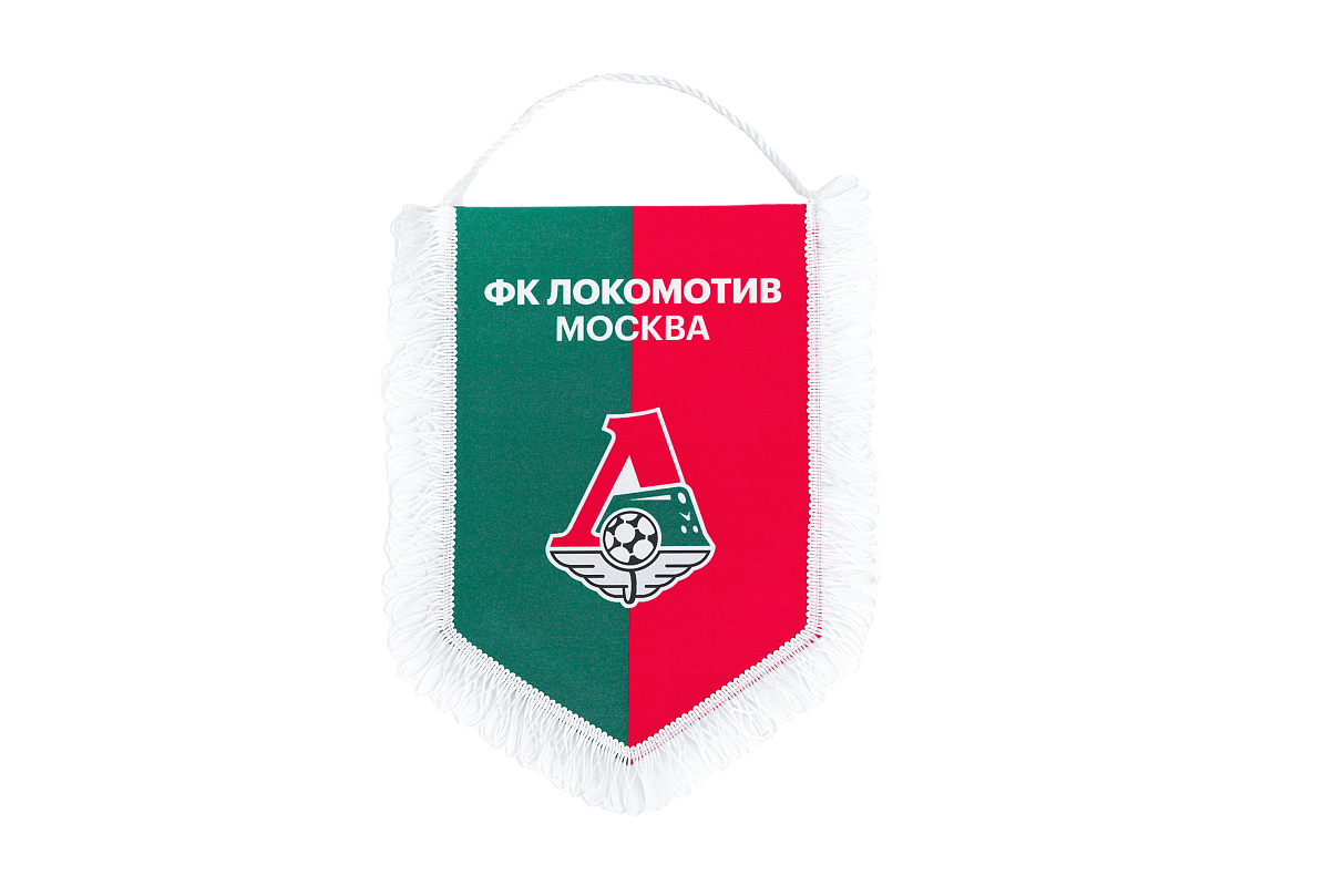 Вымпел печатный на твердой основе, печать с 1-й стороны, бахрома (20х30 см.)(ФК Красно-Зеленый)