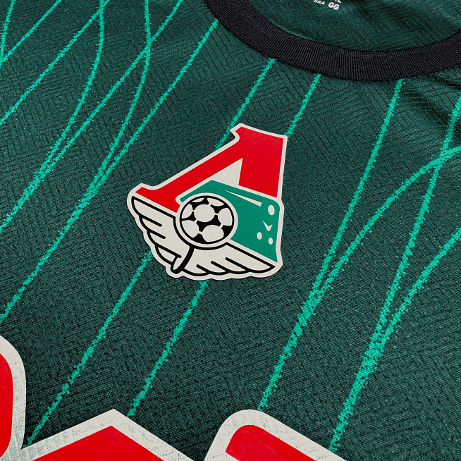 Футболка игровая, длинный рукав (зеленая,100% полиэстер) (6XS)