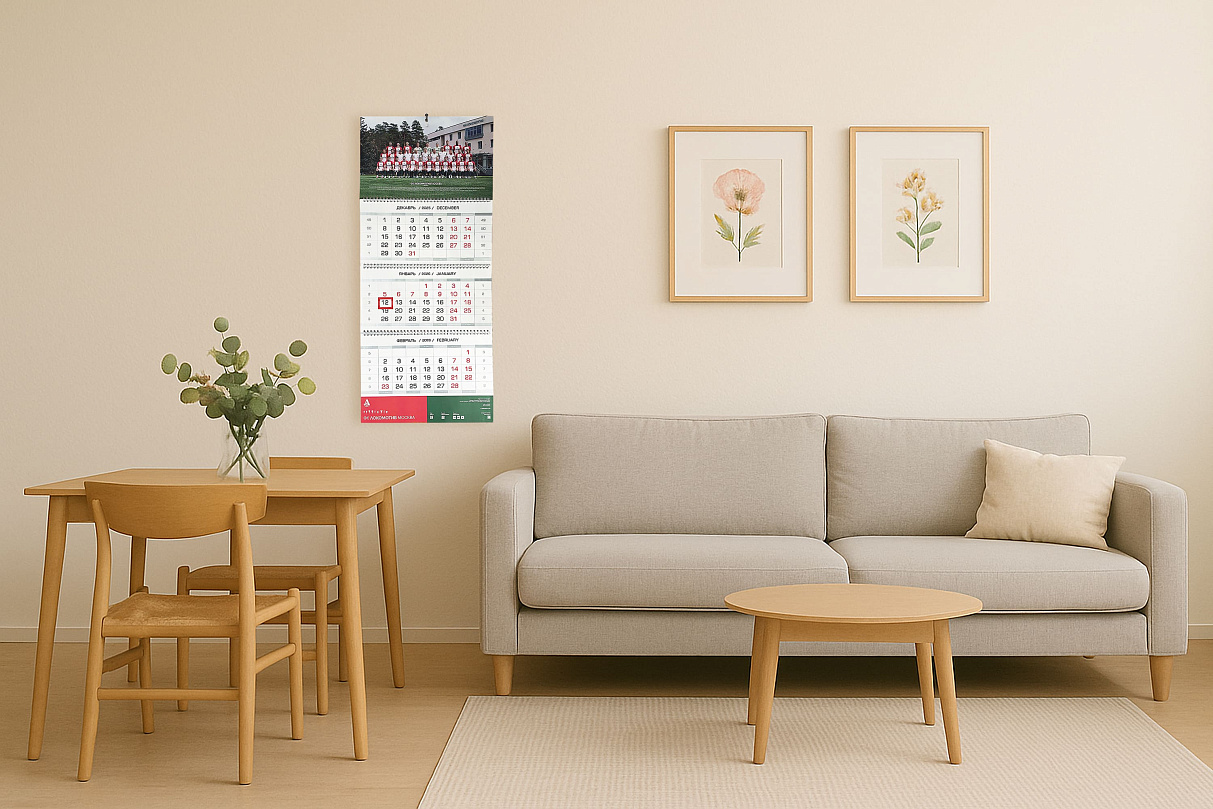 Календарь квартальный (Команда)