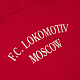Худи на молнии 2004 Красный с цветной эмблемой (M)