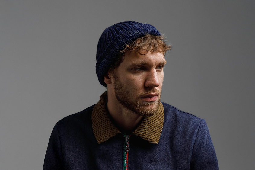 Шапка вязаная (тёмно-синяя) ЧРКЗВ х ПЛНБ