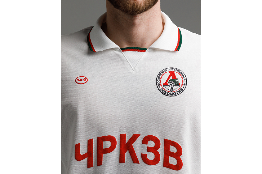 Рубашка -поло с длинным рукавом (слоновая кость) ЧРКЗВ x ПЛНБ (S)