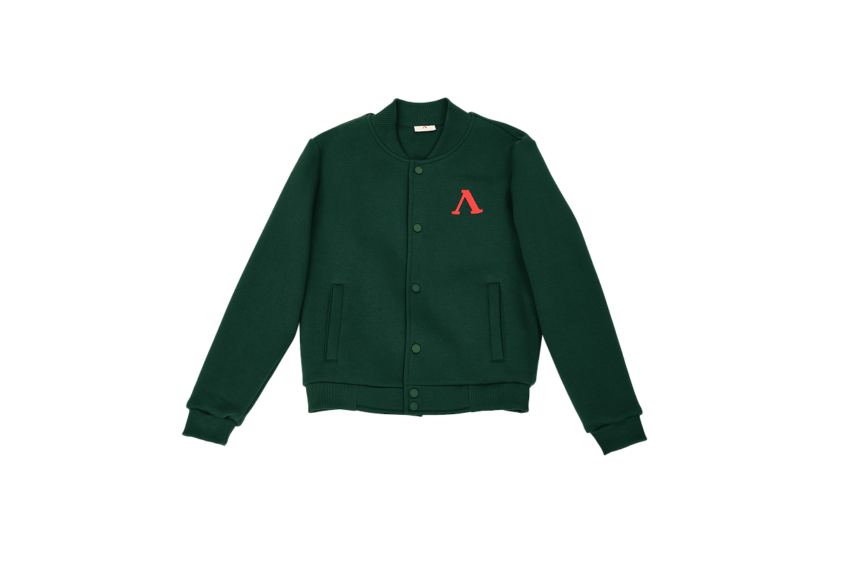 Бомбер FCLM base подростковый зелёный (134-140)