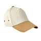 Кепка пятиклинка (слоновая кость с коричневым козырьком) ЧРКЗВ х ПЛНБ