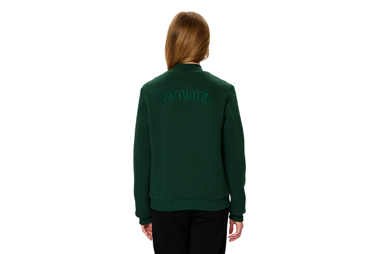 Бомбер FCLM base зелёный (XL)