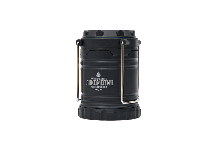 Фонарь пластиковый кемпинговый (черный)