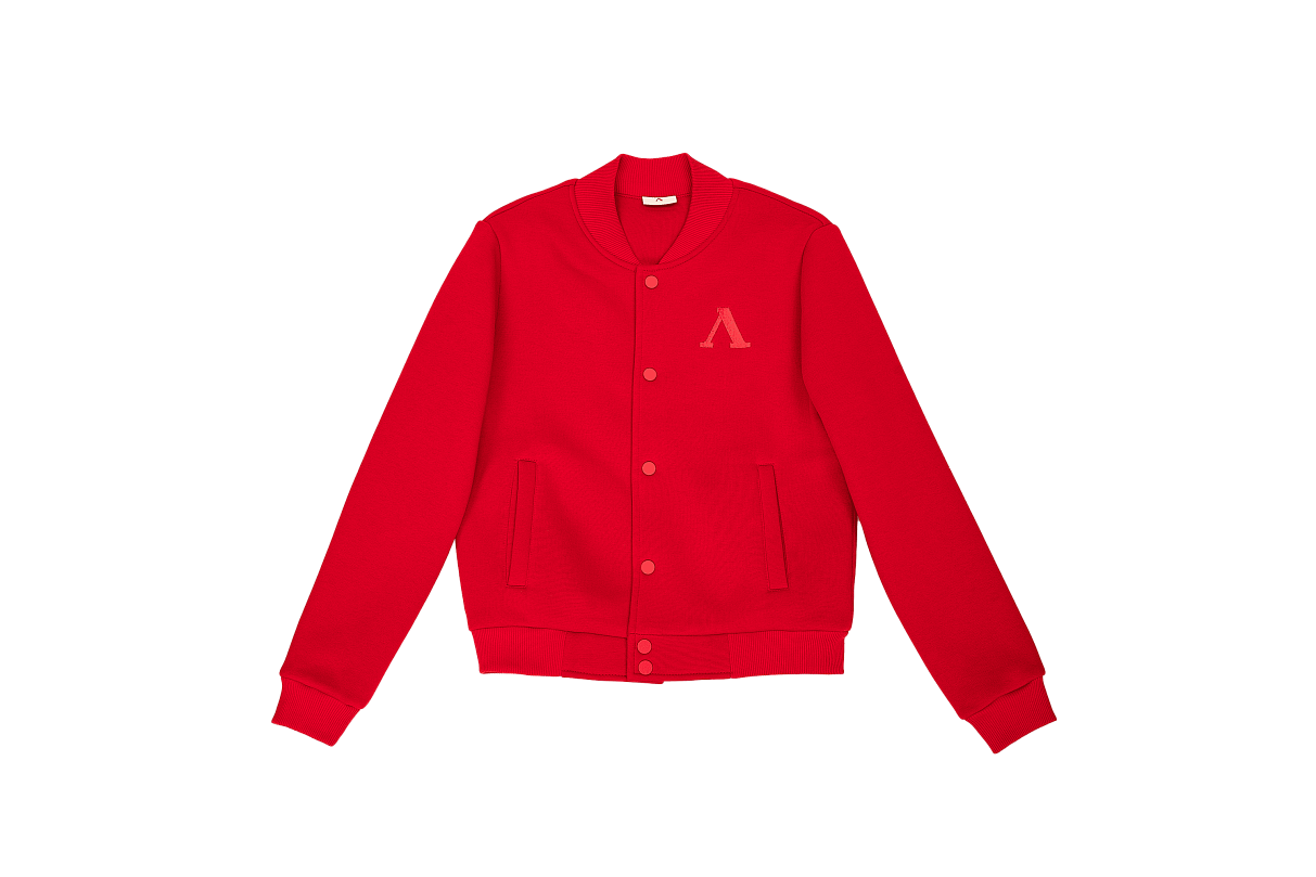 Бомбер FCLM base подростковый красный (134-140)