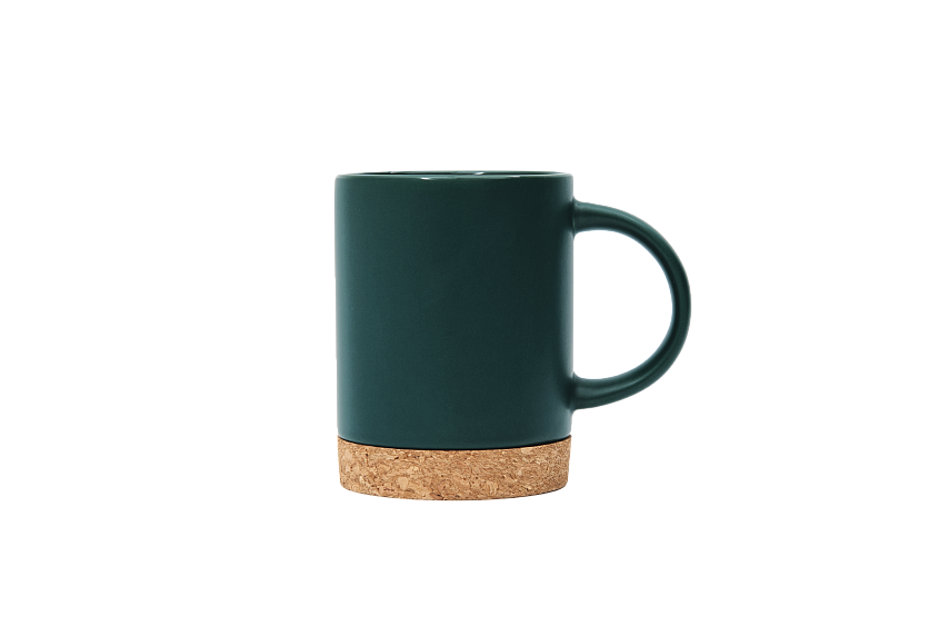 Кружка керамическая с пробковым дном для болельщика