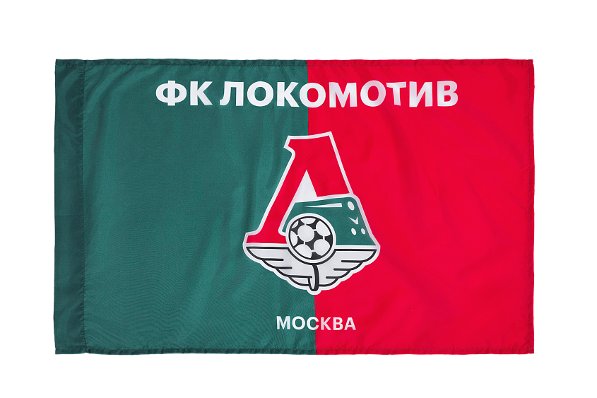 Флаг, полиэфирный шелк (90х135 см.)(ФК крано-зеленый)