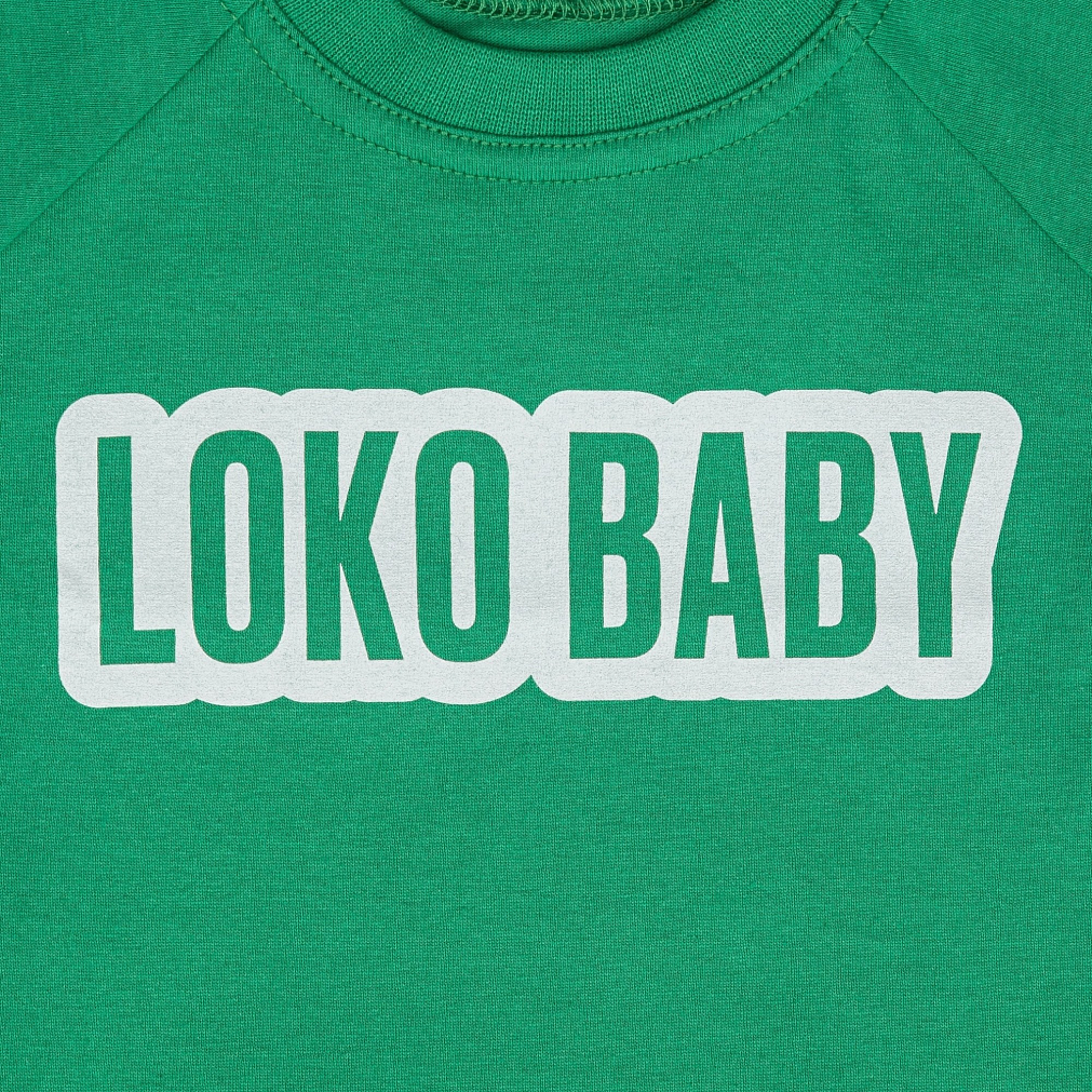 Футболка детская Loko Baby зеленая (62)