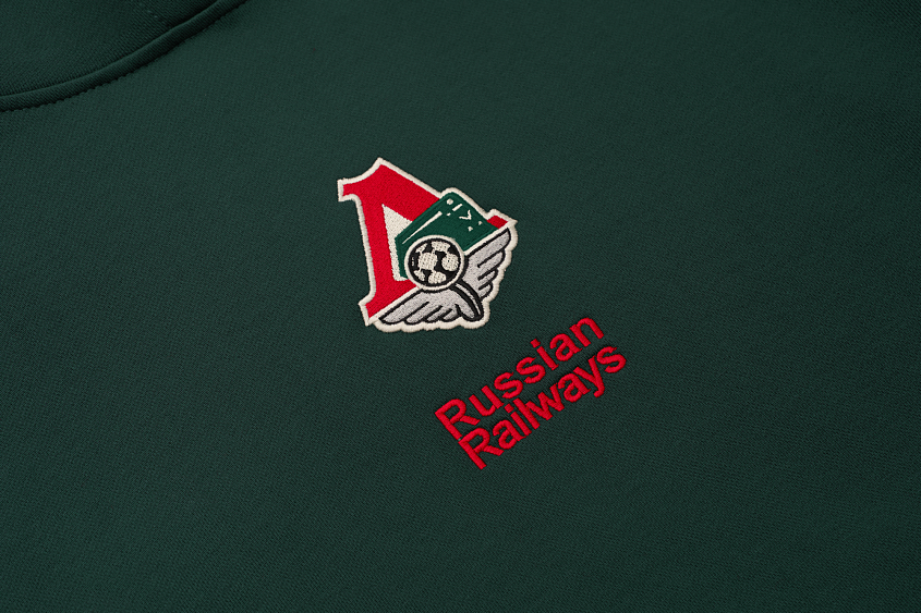 Худи 2004 Зеленый с цветной эмблемой (S)