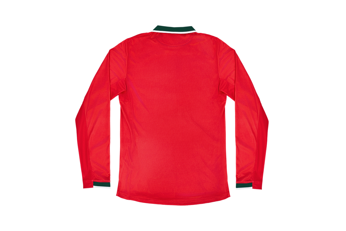Футболка игровая, длинный рукав (красно/белая, 100% полиэстер) (6XS)