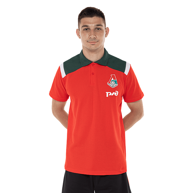 Поло TM10701B3101 (красный, 100% хлопок) (5xs)