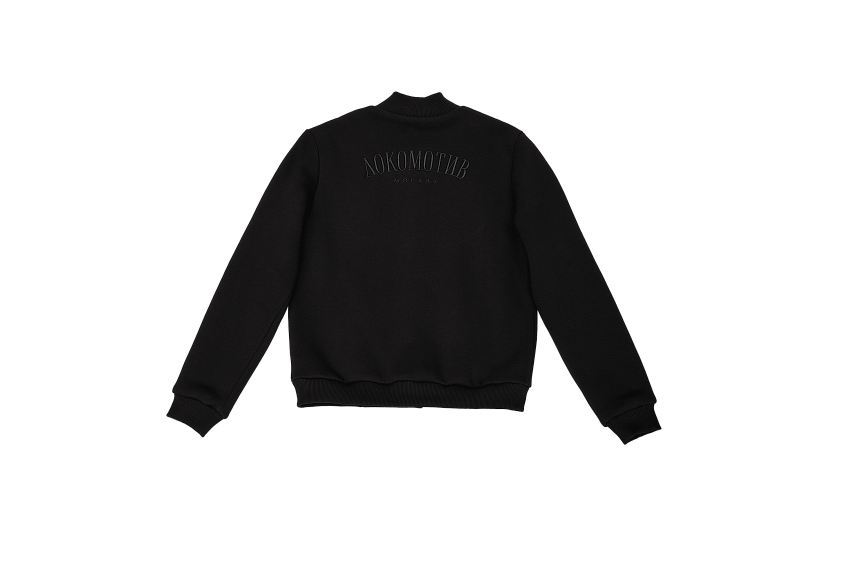 Бомбер FCLM base подростковый чёрный (134-140)