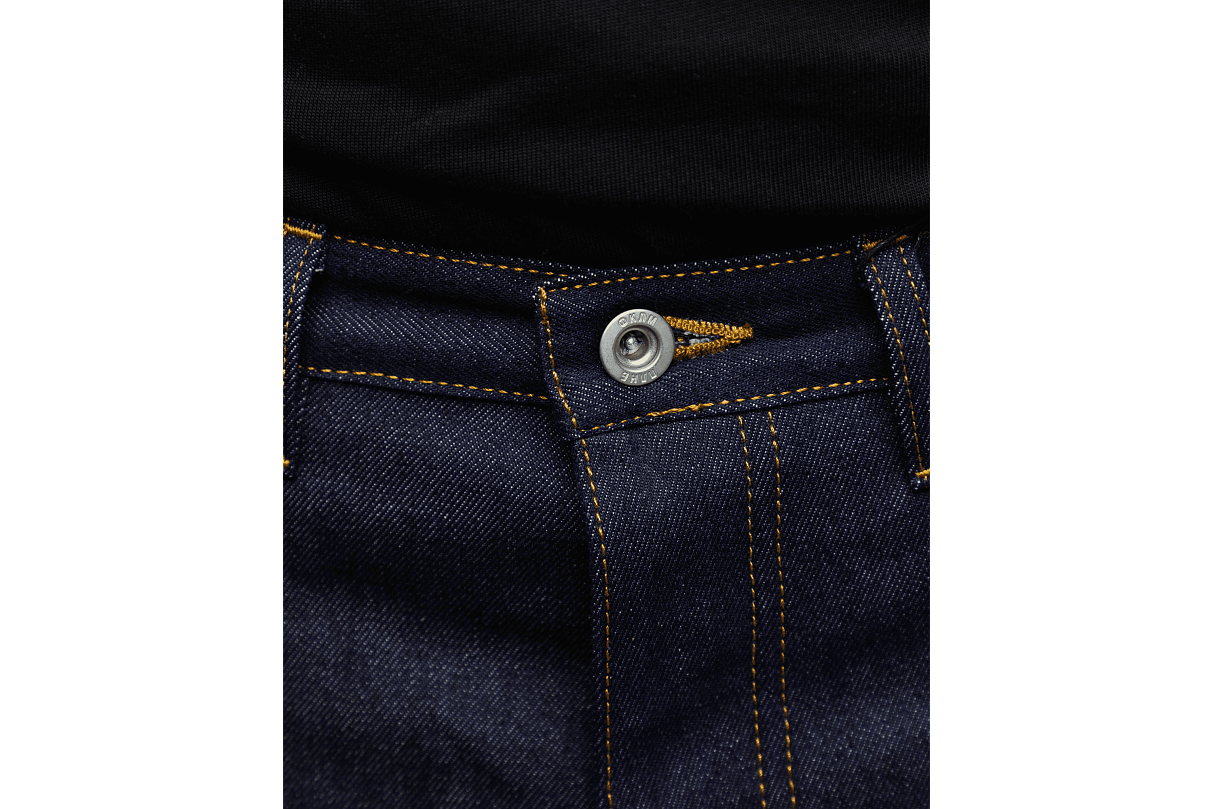 Джинсы тёмно - синие свободного кроя ЧРКЗВ x ПЛНБ (S)