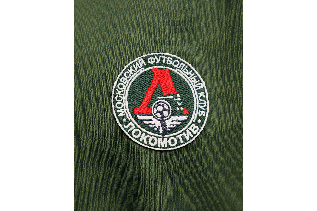 Футболка свободного кроя (зелёная) с эмблемой ЧРКЗВ x ПЛНБ (XS)