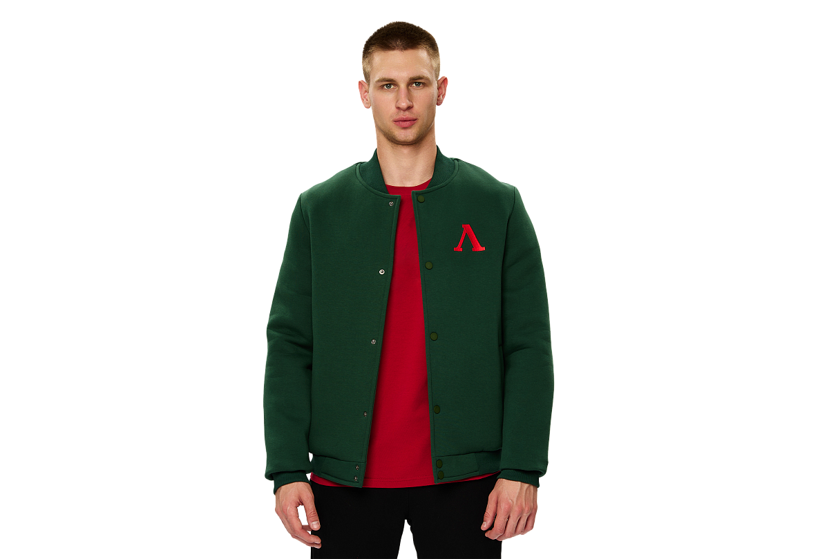 Бомбер FCLM base зелёный (XL)