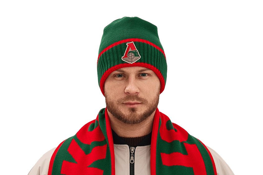 Шапка с эмблемой «Третий комплект» (зелёная)