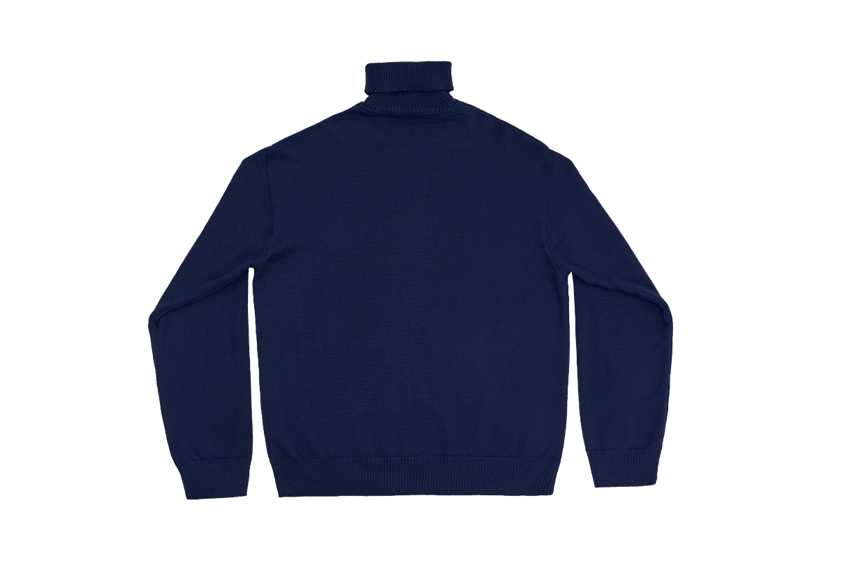 Свитер с высоким горлом КОР (синий) (S)
