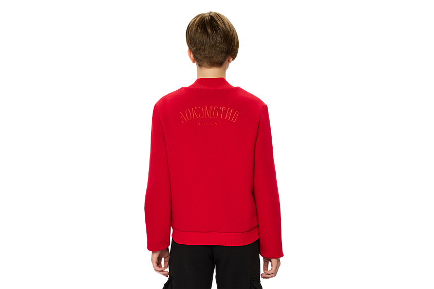 Бомбер FCLM base подростковый красный (134-140)