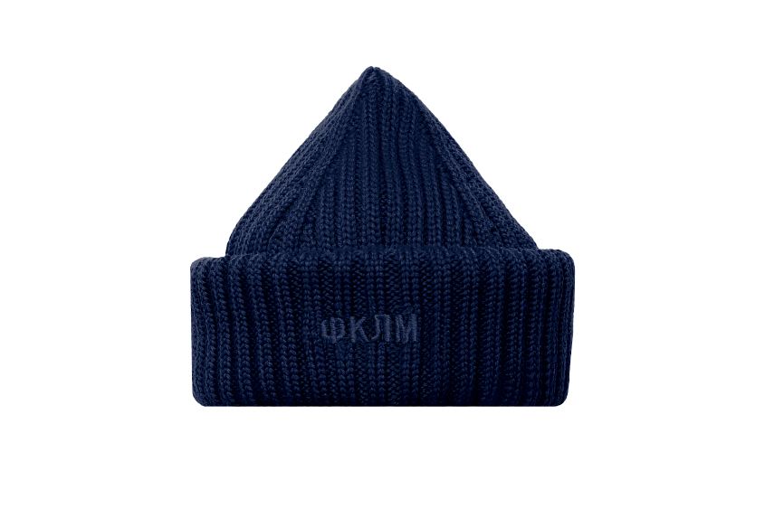 Шапка вязаная (тёмно-синяя) ЧРКЗВ х ПЛНБ