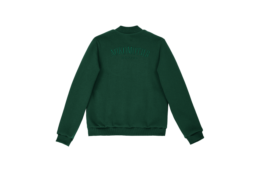 Бомбер FCLM base зелёный (XL)