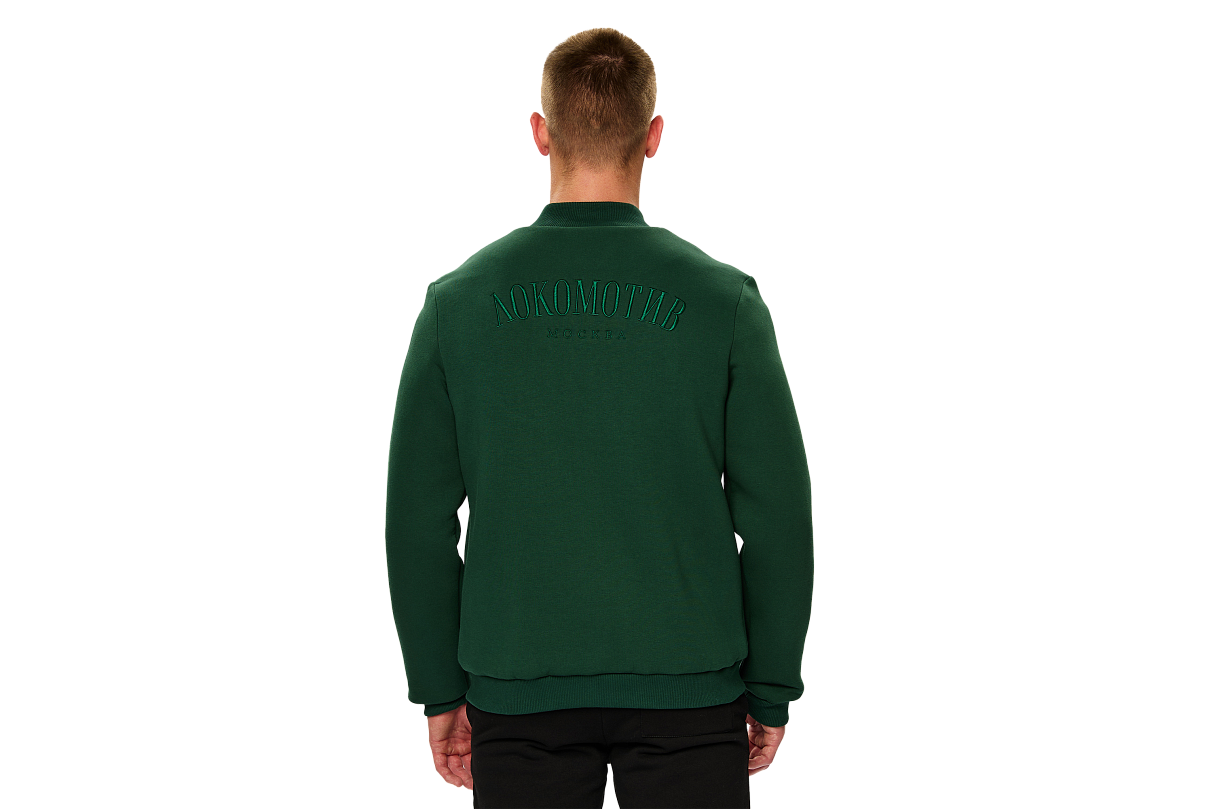 Бомбер FCLM base зелёный (XL)