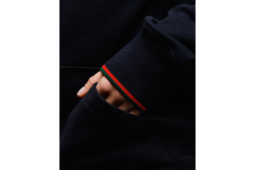 Худи (тёмно - синий) ЧРКЗВ x ПЛНБ (S)