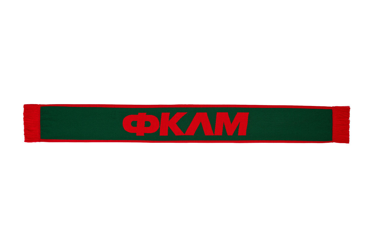 Шарф ФКЛМ Локомотив (красно-зелёный)