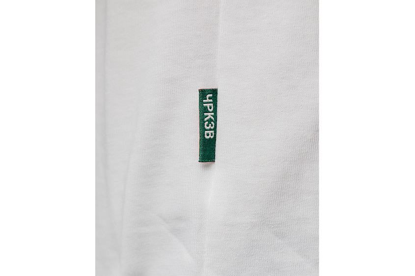 Футболка свободного кроя (белая) ЧРКЗВ x ПЛНБ (XS)