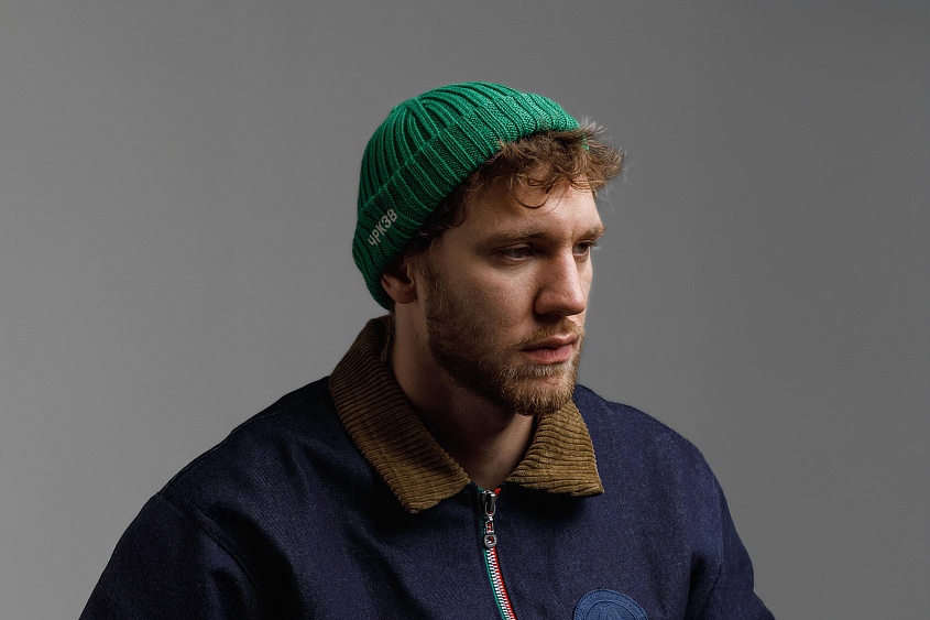 Шапка вязаная (зелёная) ЧРКЗВ х ПЛНБ