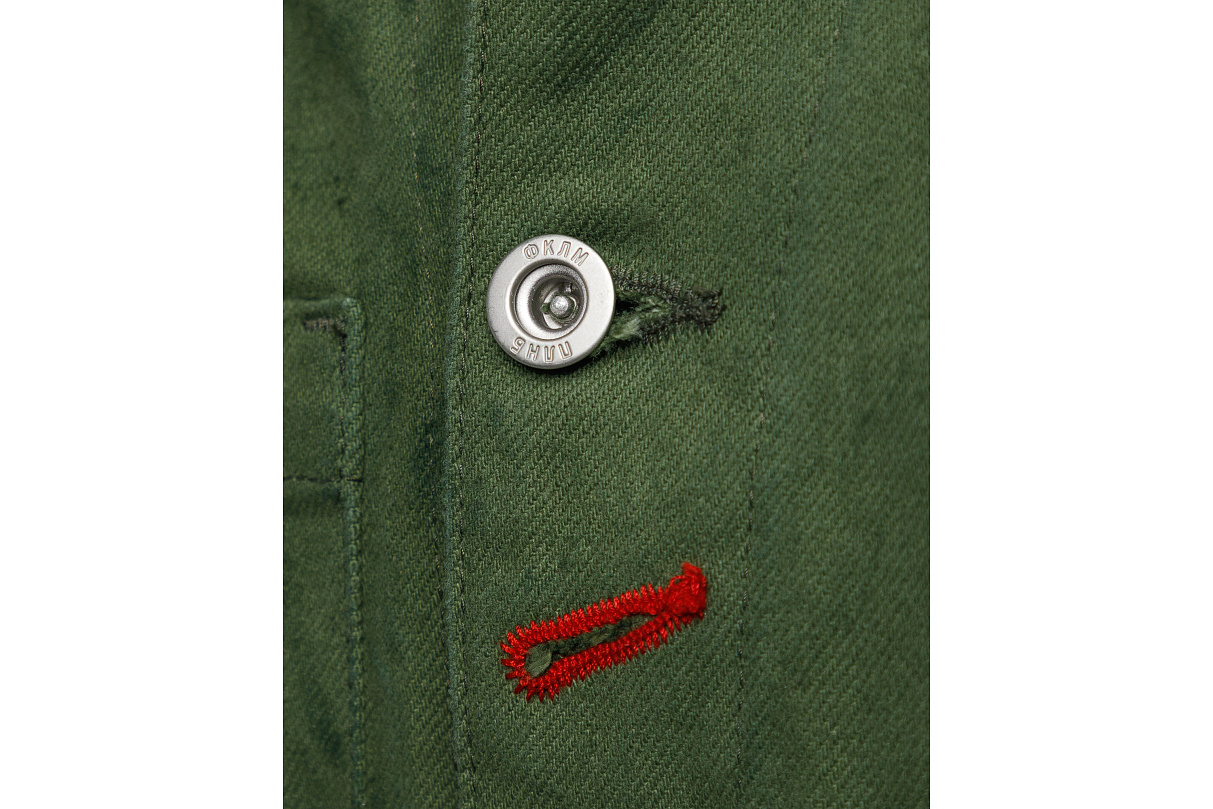 Куртка железнодорожного рабочего (зелёная) ЧРКЗВ x ПЛНБ (S)
