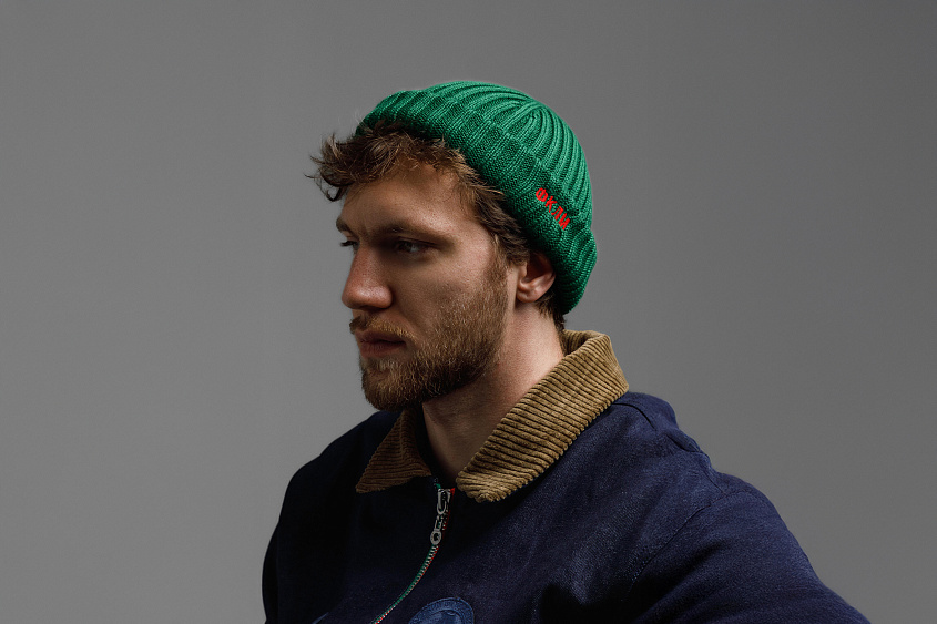 Шапка вязаная (зелёная) ЧРКЗВ х ПЛНБ