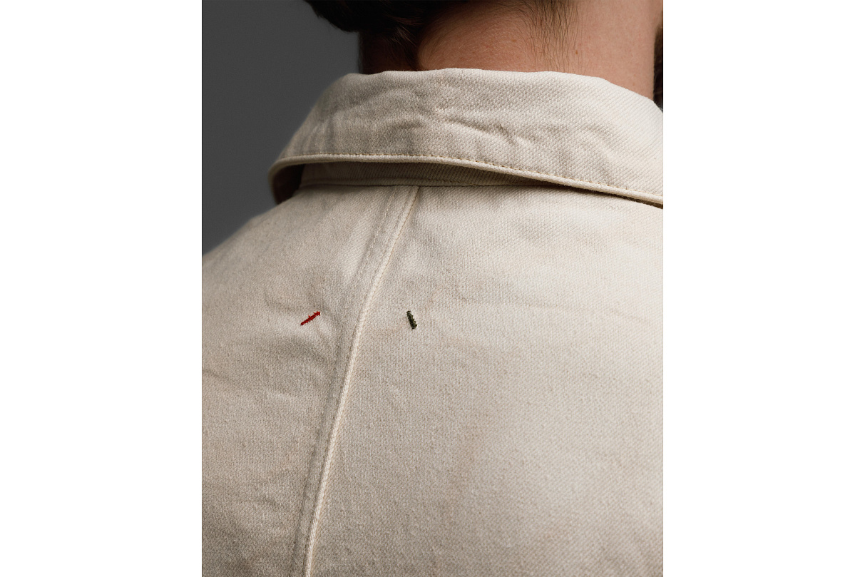 Куртка железнодорожного рабочего (слоновая кость) ЧРКЗВ x ПЛНБ (S)