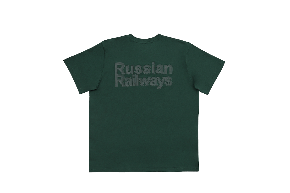 Футболка 2004 Зеленая монохром (M)