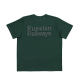 Футболка 2004 Зеленая монохром (M)