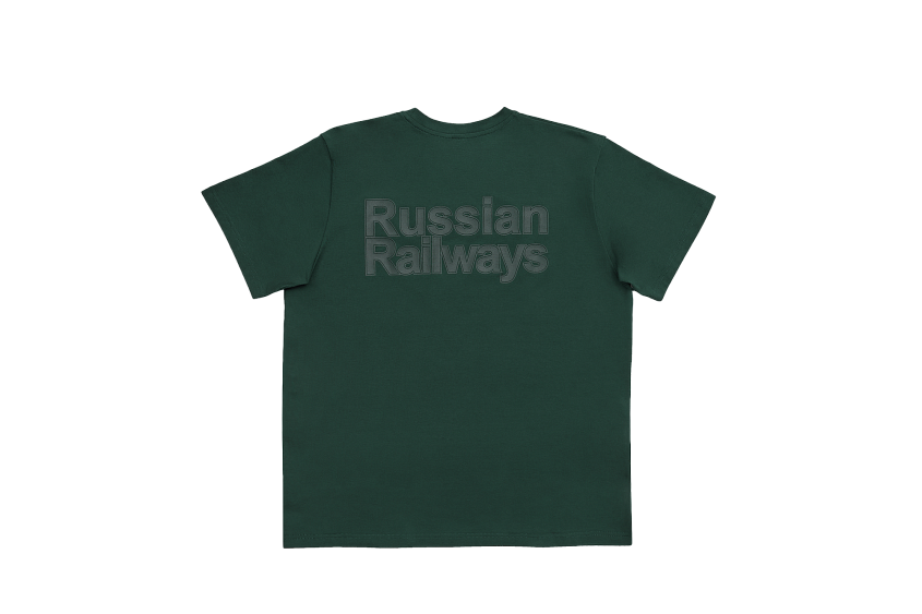 Футболка 2004 Зеленая монохром (M)