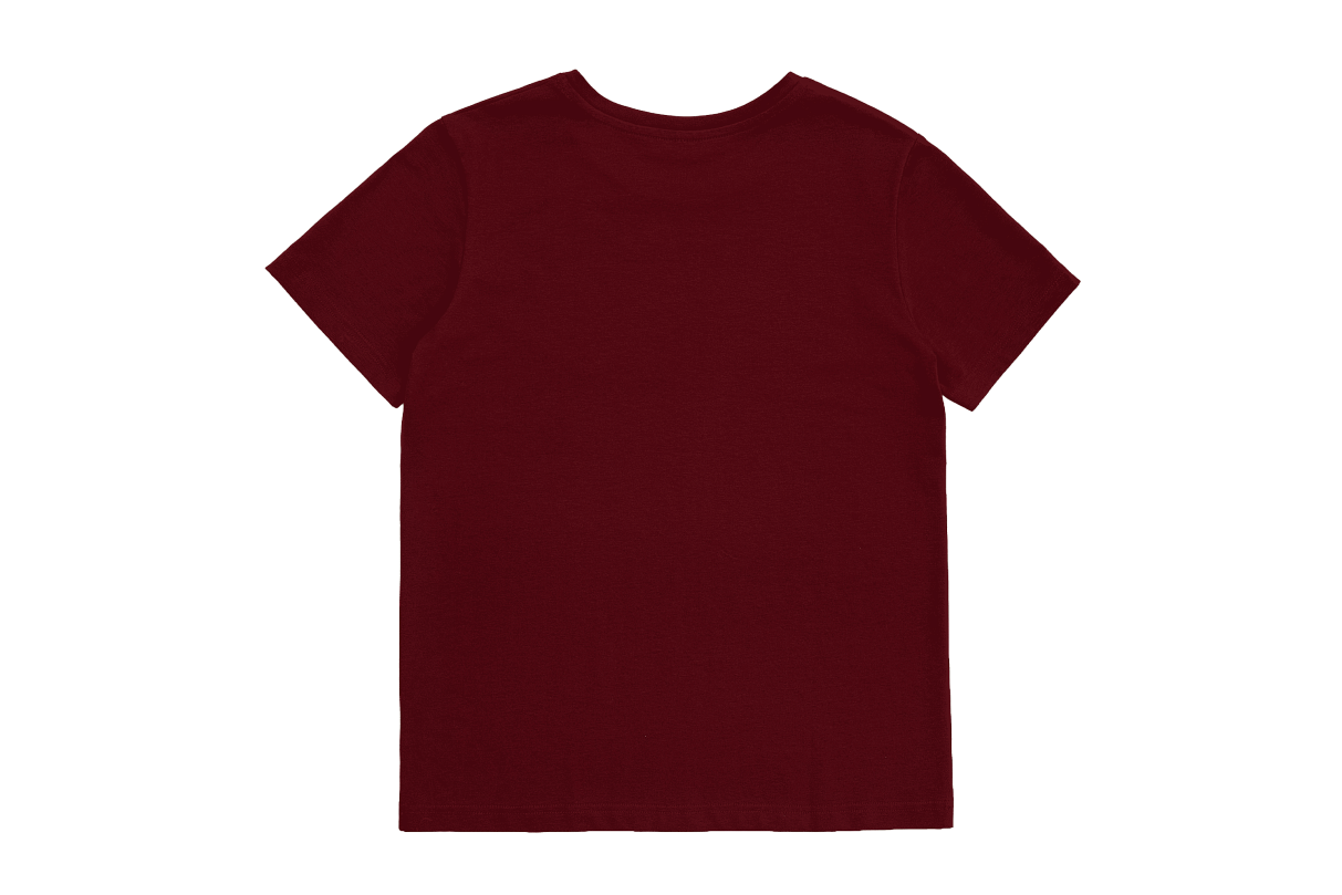 Футболка женская с аббревиатурой (бордовая) (XS)