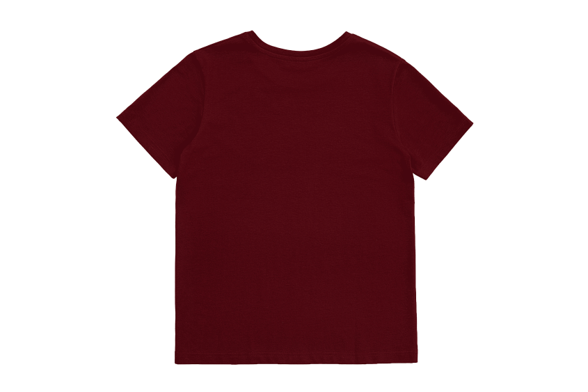 Футболка женская с аббревиатурой (бордовая) (XS)