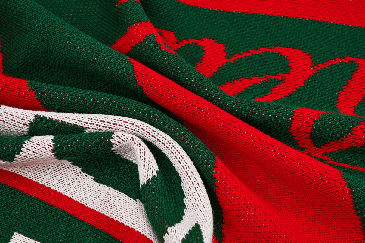 Плед полотно из шарфов