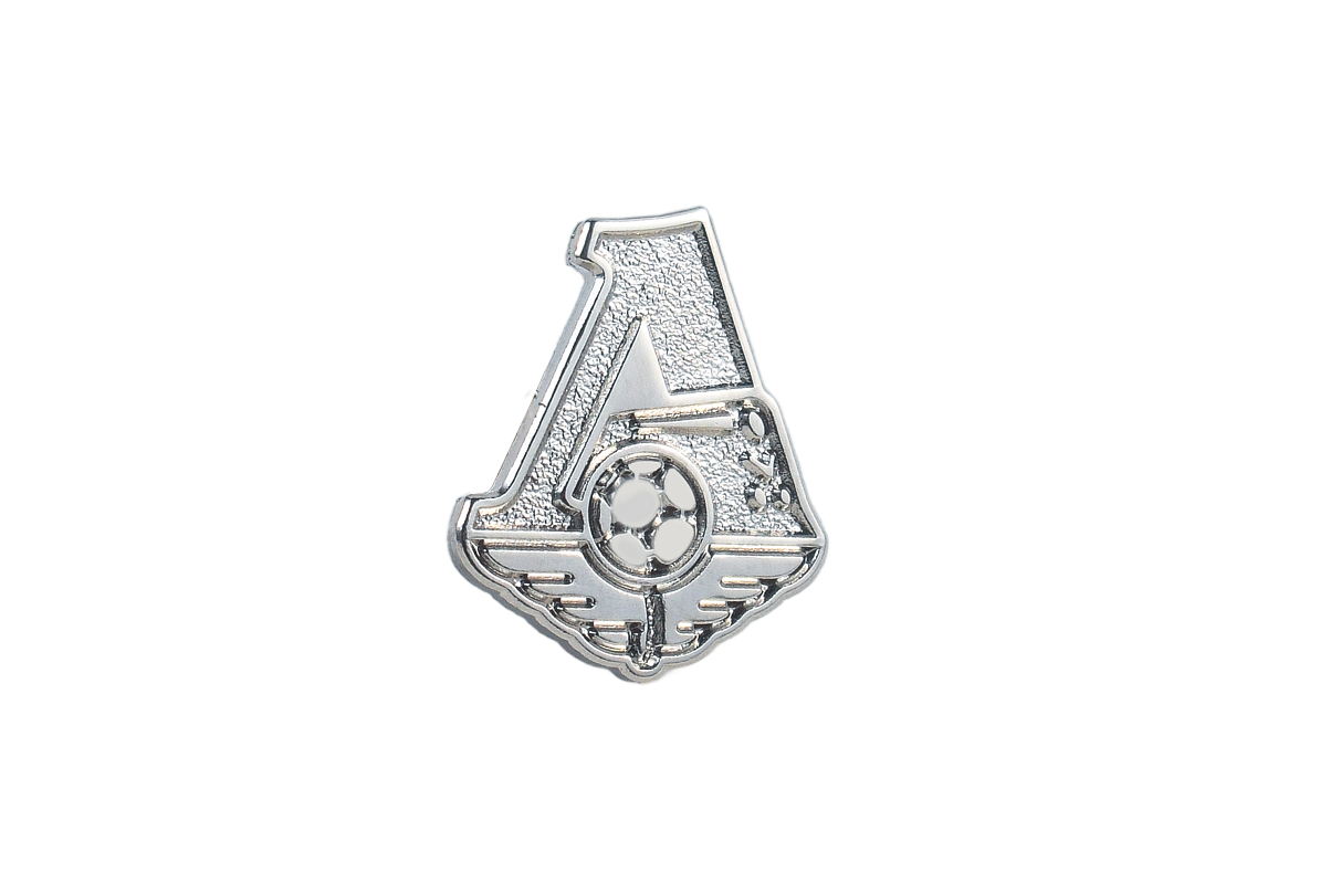 Значок металлический, эмблема монохром