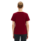 Футболка женская с аббревиатурой (бордовая) (XS)