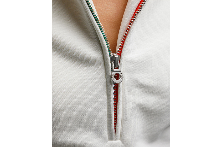 Кофта 1/4 зип (слоновая кость) ЧРКЗВ x ПЛНБ (S)