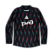 Футболка игровая, длинный рукав (черная, 100% полиэстер) (6XS)