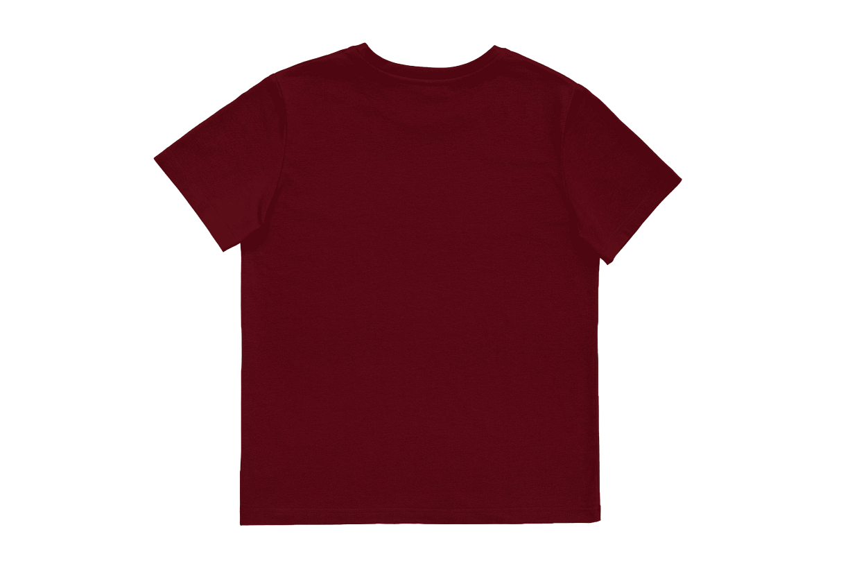 Футболка женская с каллиграфической надписью (бордовая) (XS)