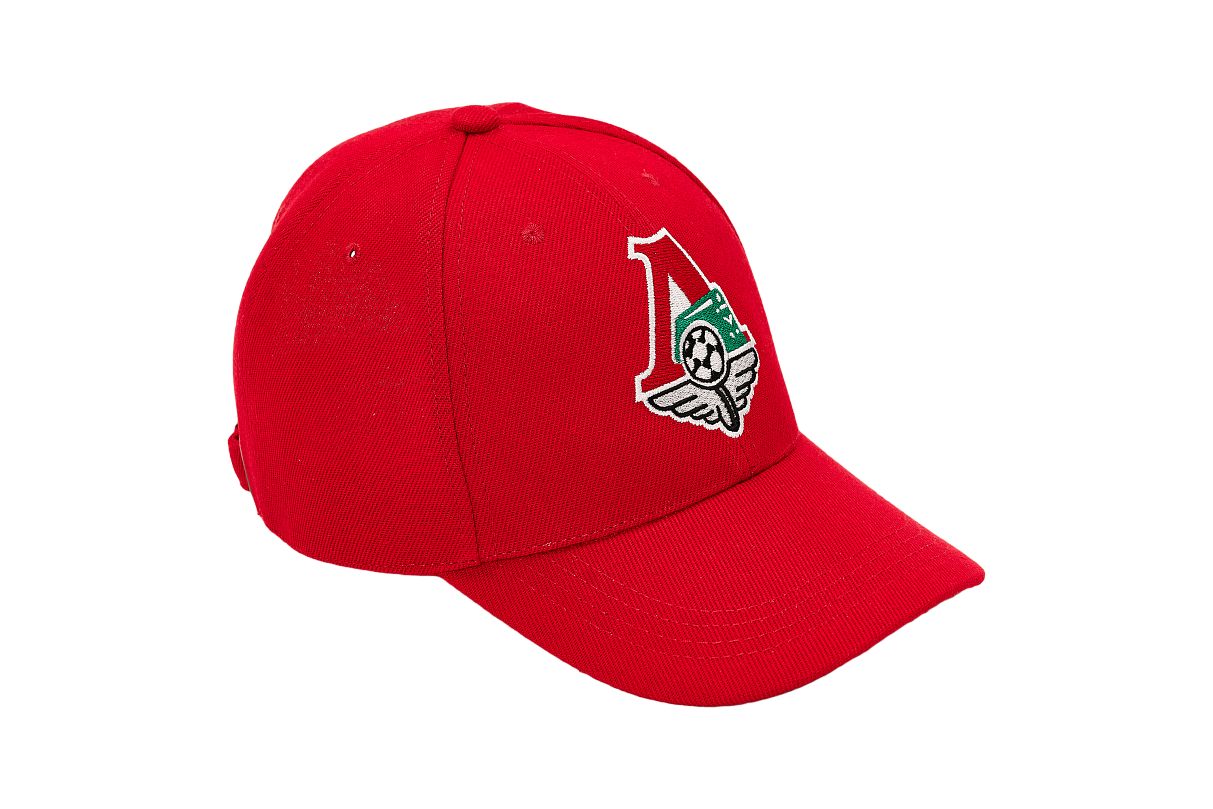Кепка с эмблемой красная (58)