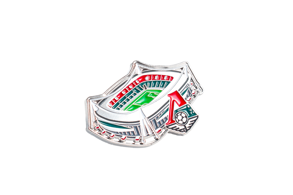 Значок металлический, стадион